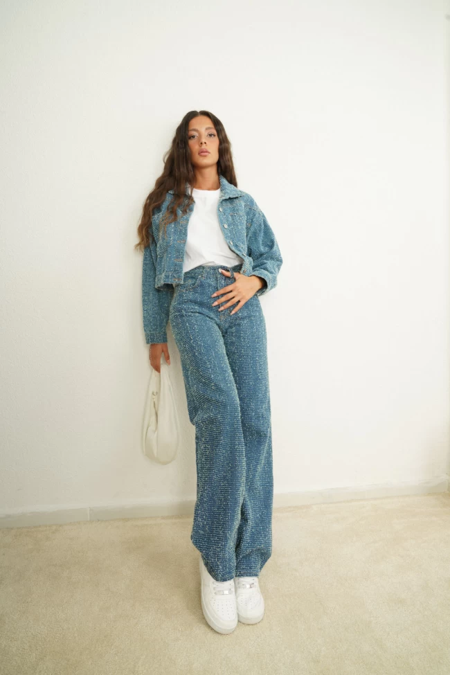 Mavi Tüvit Ceket, Mavi Tüvit Pantolon