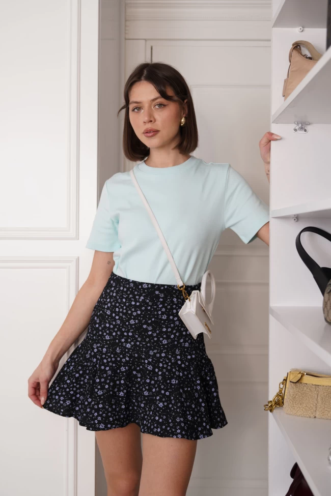 Bebe Mavisi Kısa Kol T-Shirt