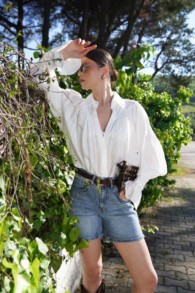 Mavi Orj Marka Jean Şort