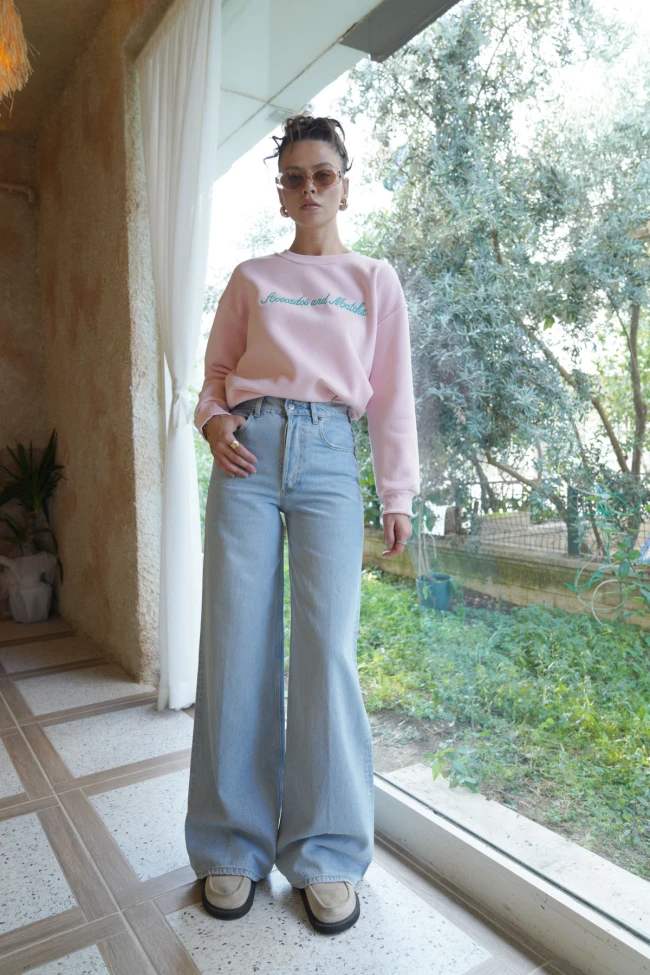 Açık Mavi Orj Marka Boyfriend Jean