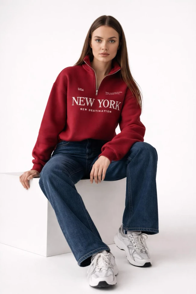 Bordo Oversize Sweatshirt