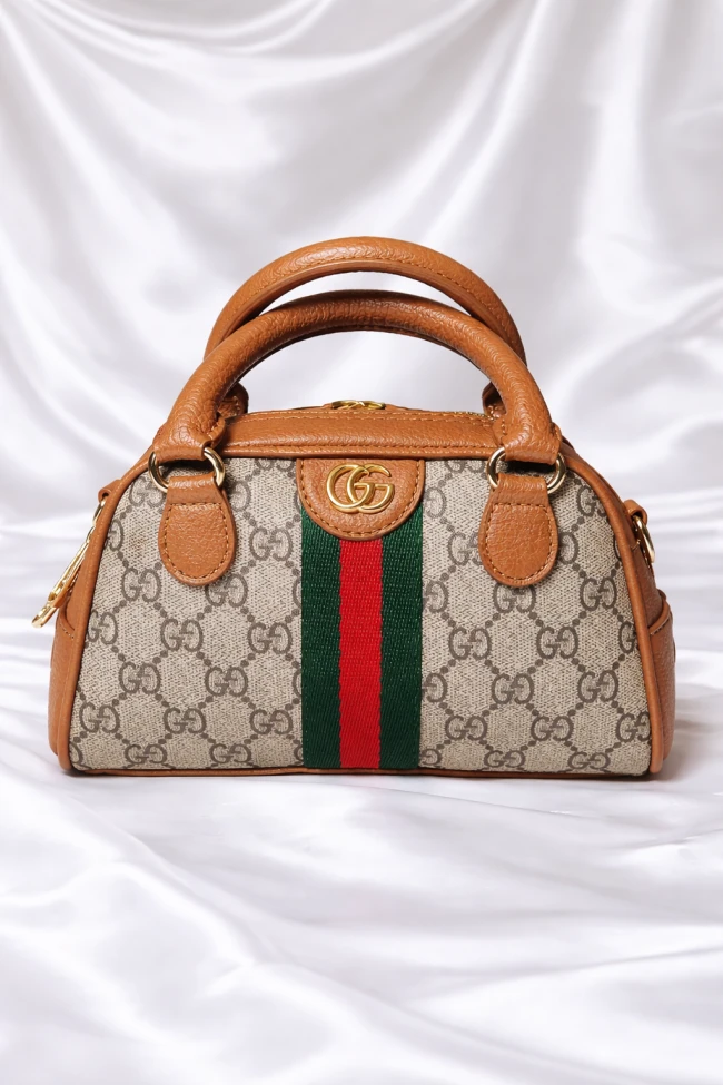 Marka Taba Şeritli El Ve Omuz Çantası