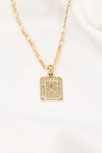 Gold 71-0090 Harfli Kolye