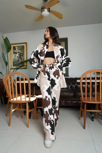 Kahverengi BERSH Gabardin Pantolon