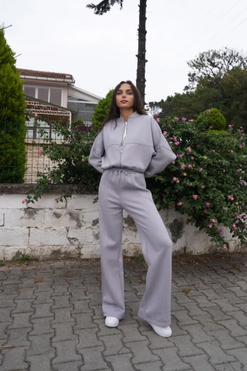 Gri Orj Model Eşofman Takım