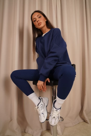 İndigo Sweat Tayt Takım