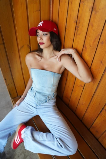 Buz Mavisi ZR Jean Crop, Buz Mavisi Wide Leg Jean