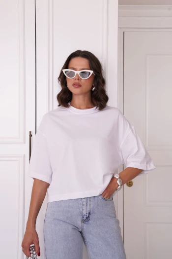 Beyaz Orj Marka T-Shirt