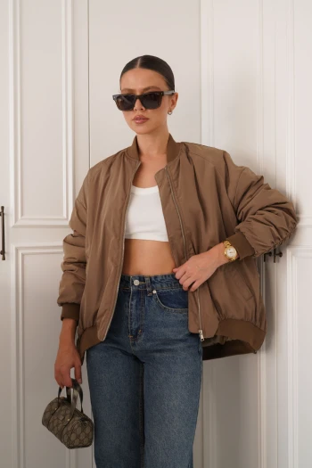 Haki Bomber Ceket
