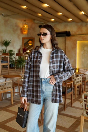 Renkli Ekoseli Gömlek