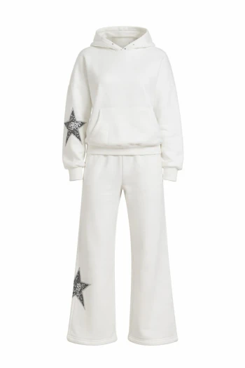 Beyaz Basic Eşofman Takımı