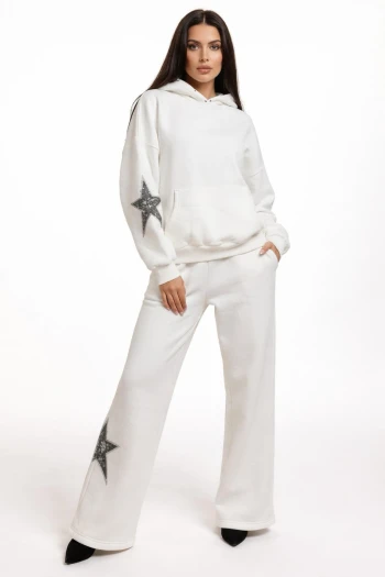 Beyaz Basic Eşofman Takımı