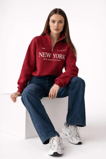 Bordo Oversize Sweatshirt