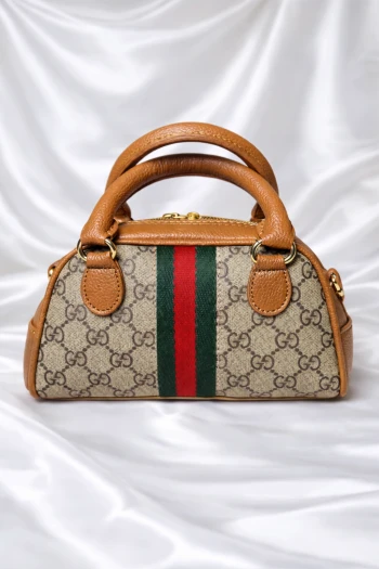 Marka Taba Şeritli El Ve Omuz Çantası