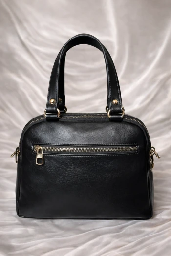 Sanmorris Siyah Çok Gözlü El ve Omuz Çantası