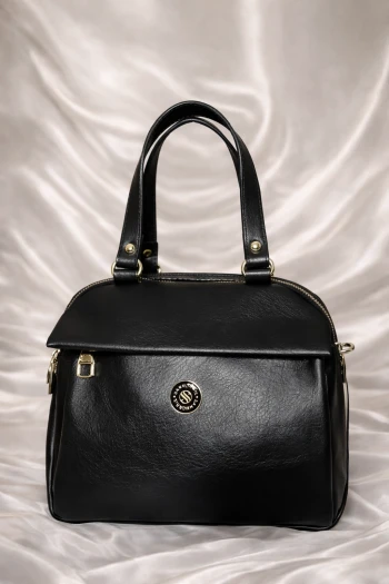 Sanmorris Siyah Çok Gözlü El ve Omuz Çantası