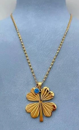 Yonca Altın Kolye 45 Cm