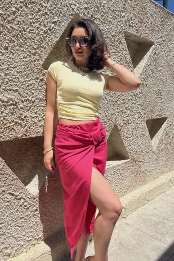 Pembe Keten Etek